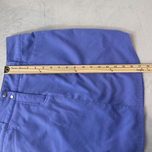 Adidas Skort Women 8 Blue Performance Athletic Built-In Short Mini Golf Tennis - Picture 7 of 7